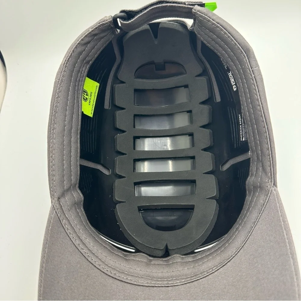 NEW Green Devil Safety Bump Cap Hat Dark Gray Maverick Sport